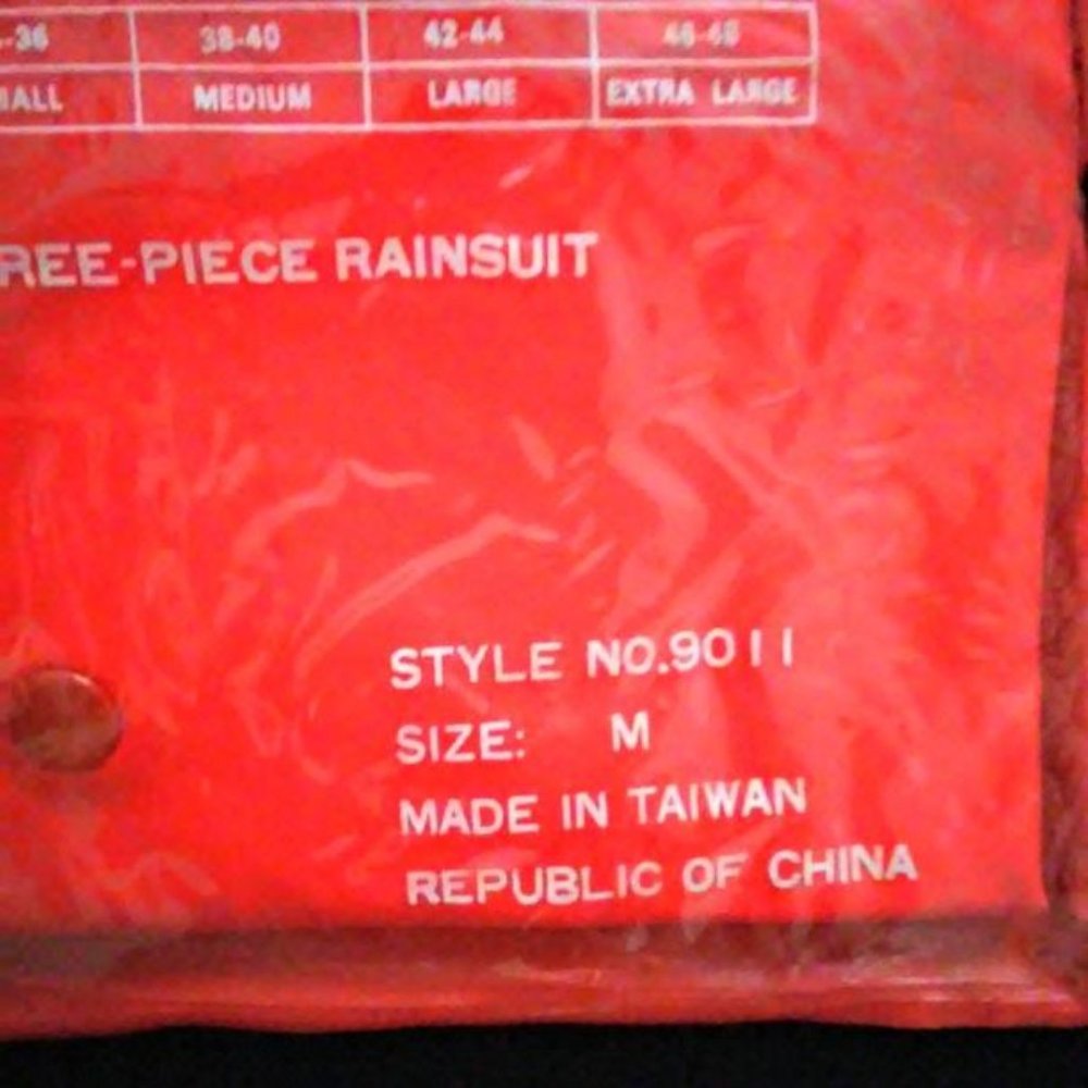 3 Piece Rainsuit - Picture 6 of 8